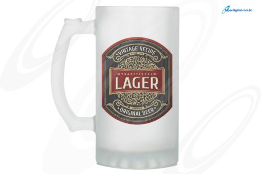caneca de chopp jateada