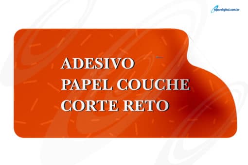 adesivo vinil corte reto