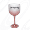 taça de gin degrade rosa