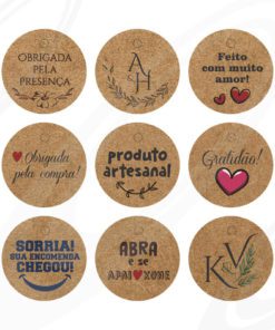 Tag papel kraft faca especial